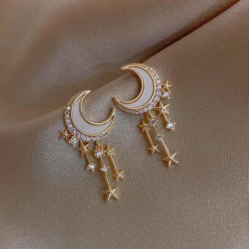 Luxury Moonlight Earrings Omelia&Oliver Jewels