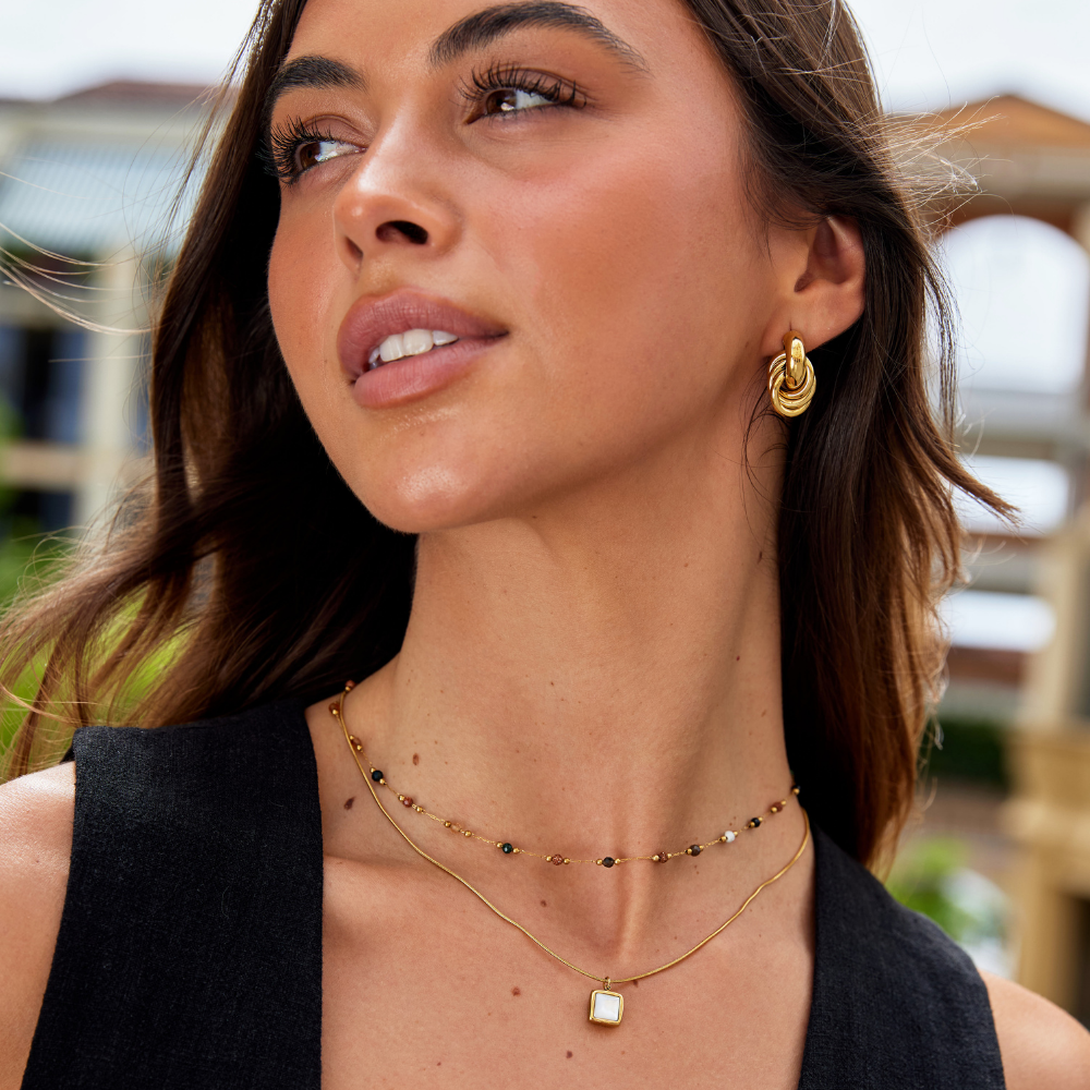 Luly Stone Necklace Omelia & Oliver Jewels