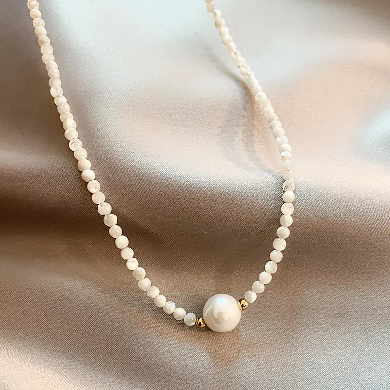 Elegant Pearl Necklace Omelia & Oliver Jewels