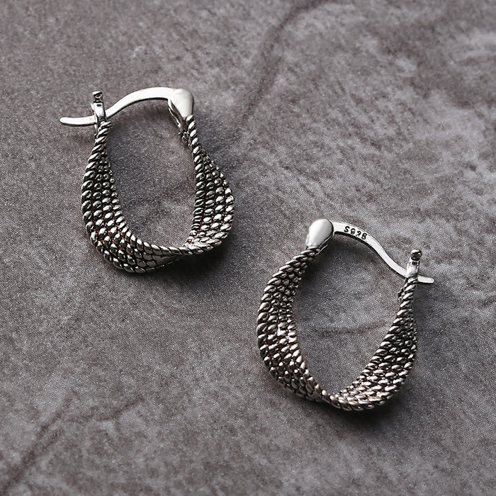 Chic Asymmetrical Silver Earrings Omelia&Oliver Jewels