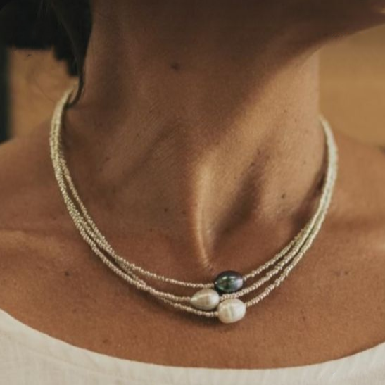 Vintage Freshwater Pearl Necklace Omelia&Oliver Jewels