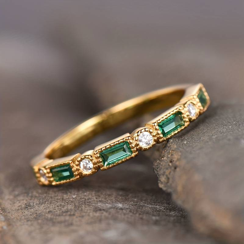Alex Vintage Zirconia Ring Omelia&Oliver Jewels