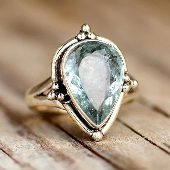 Classic Blue Zirconia Ring
