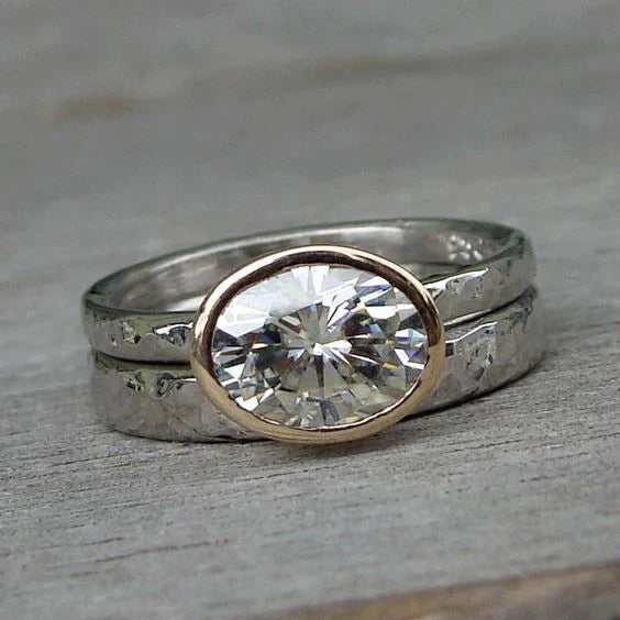 Timeless Dual Silver Zirconia Ring