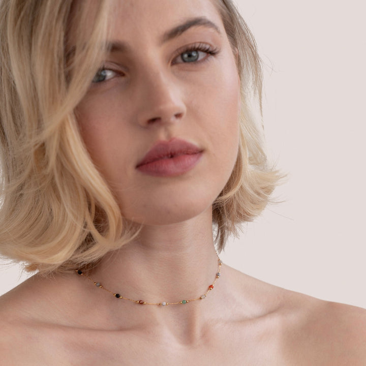 Luly Stone Necklace Omelia & Oliver Jewels