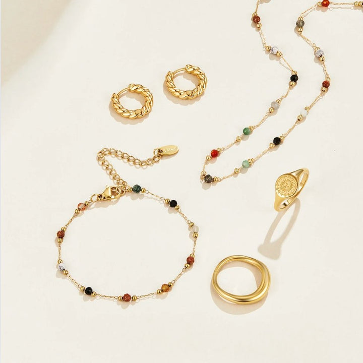 Luly Stone Necklace Omelia & Oliver Jewels