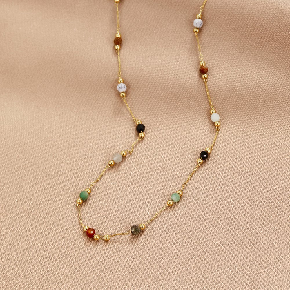 Luly Stone Necklace Omelia & Oliver Jewels