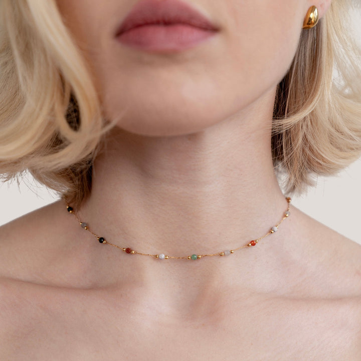 Luly Stone Necklace Omelia & Oliver Jewels