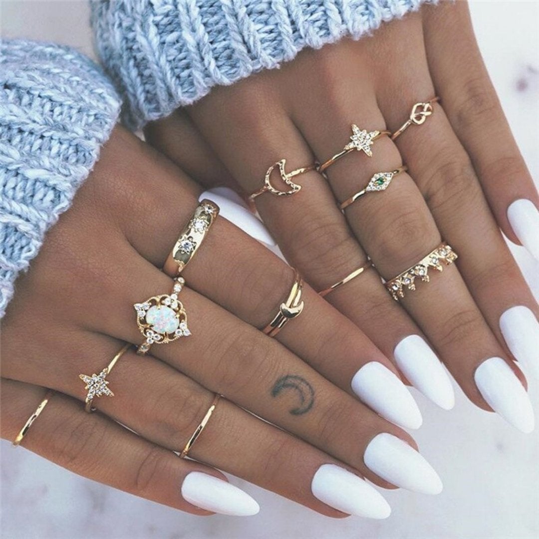 Vintage Unique Ring Set Omelia&Oliver Jewels