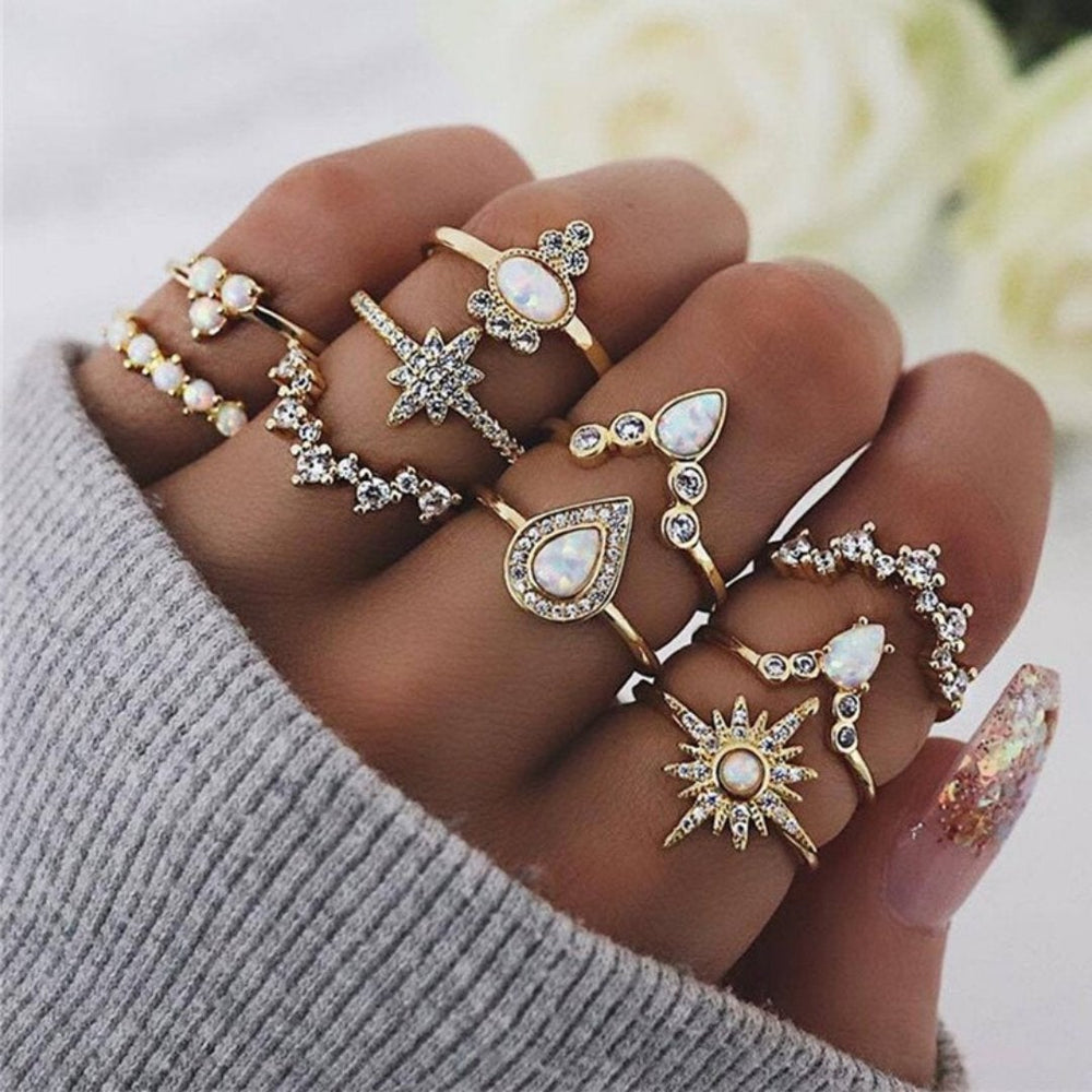 Vintage Unique Ring Set Omelia&Oliver Jewels