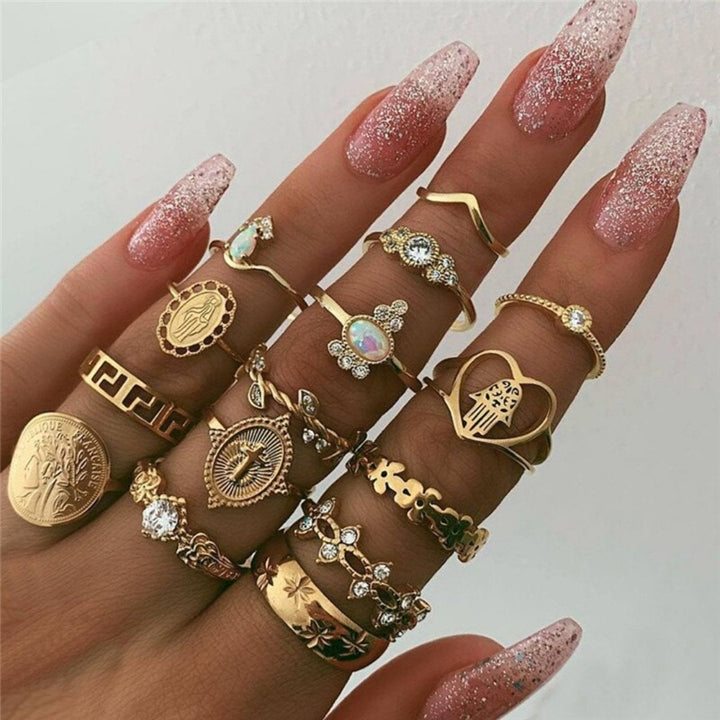 Vintage Unique Ring Set Omelia&Oliver Jewels