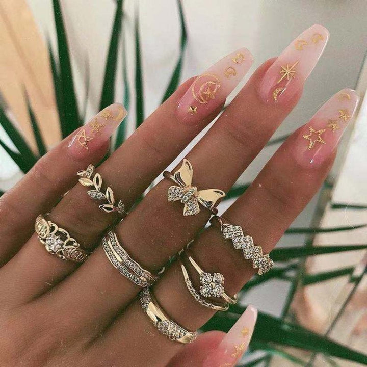 Vintage Unique Ring Set Omelia&Oliver Jewels