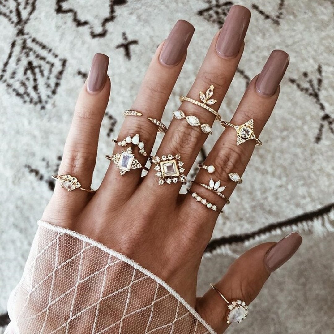 Vintage Unique Ring Set Omelia&Oliver Jewels