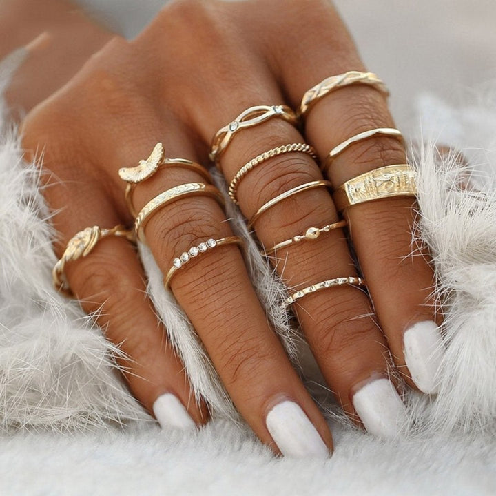 Vintage Unique Ring Set Omelia&Oliver Jewels