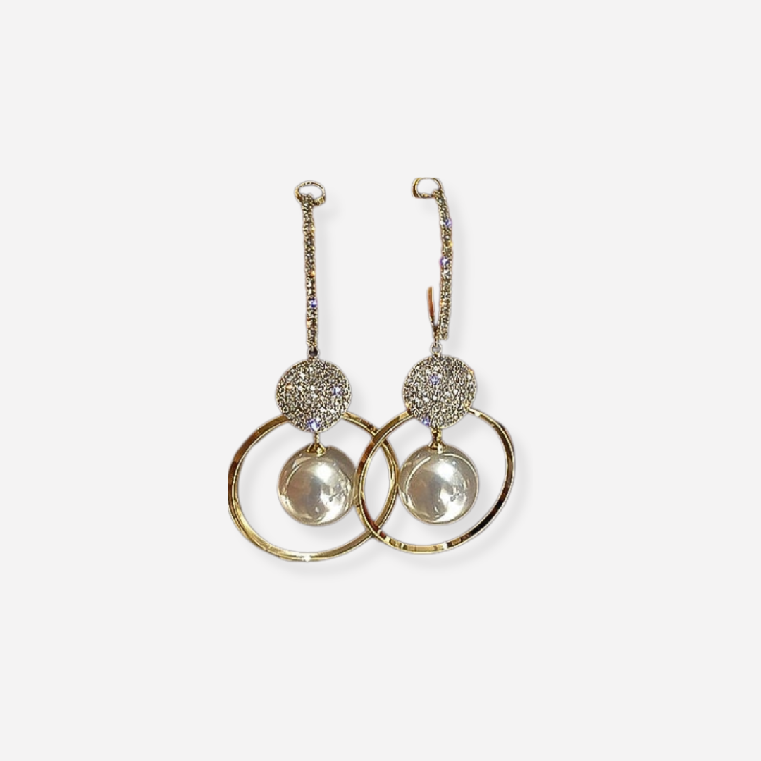 Zerra Luxe Earrings with Cultured Pearls