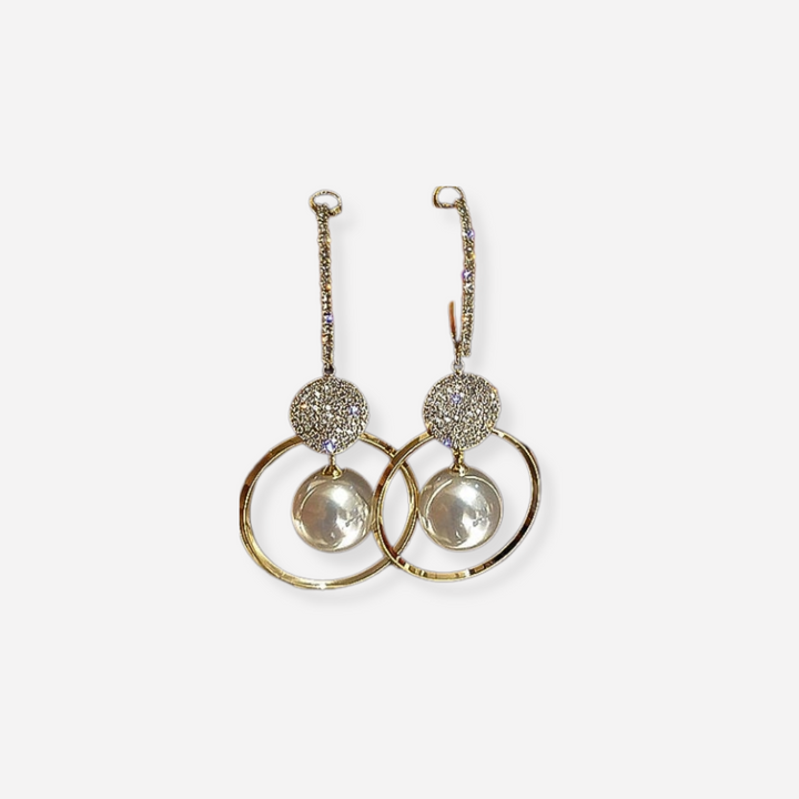 Zerra Luxe Earrings with Cultured Pearls