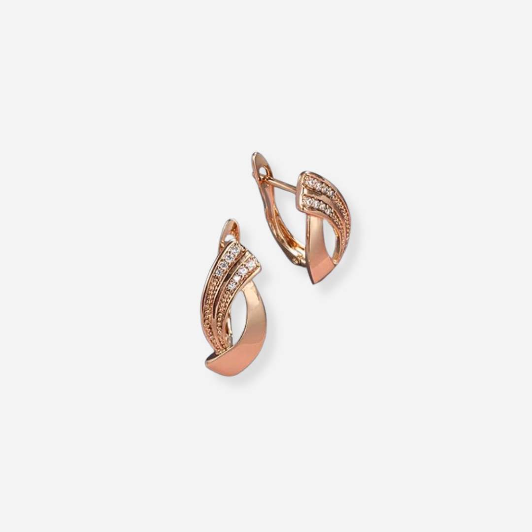 Elegant Rose Gold Earrings