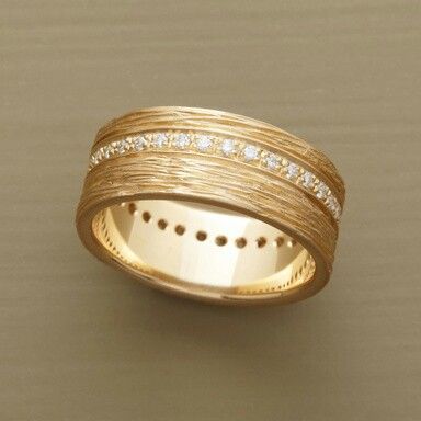 Lasting Gold Ring With Gems Omelia&Oliver Jewels