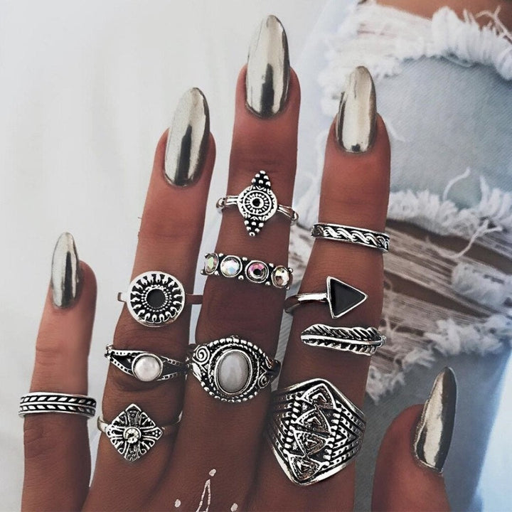 Vintage Unique Ring Set Omelia&Oliver Jewels