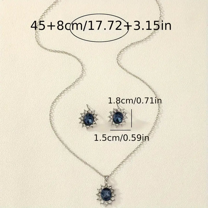 Azure Elegance Jewelry Set