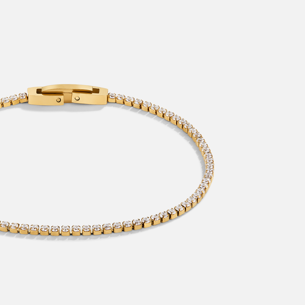 Niyah Crystal Gold Bracelet