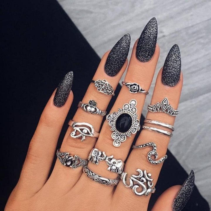 Vintage Unique Ring Set Omelia&Oliver Jewels