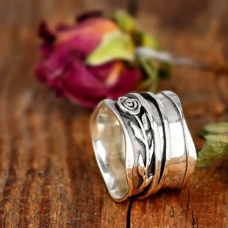 Rose - Boho Silver Ring Omelia&Oliver Jewels