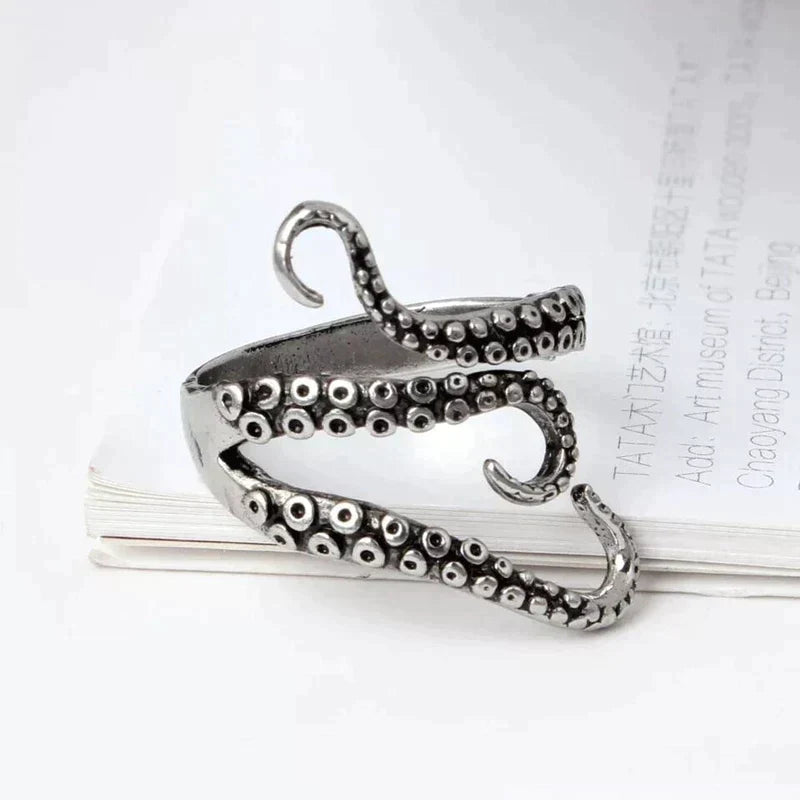 Embrace - Premium Silver Tentacle Ring Omelia&Oliver Jewels