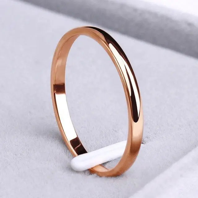 Simple Ring Gold And Silver