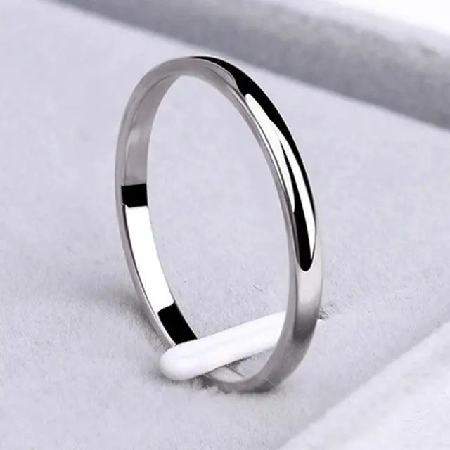 Simple Ring Gold And Silver