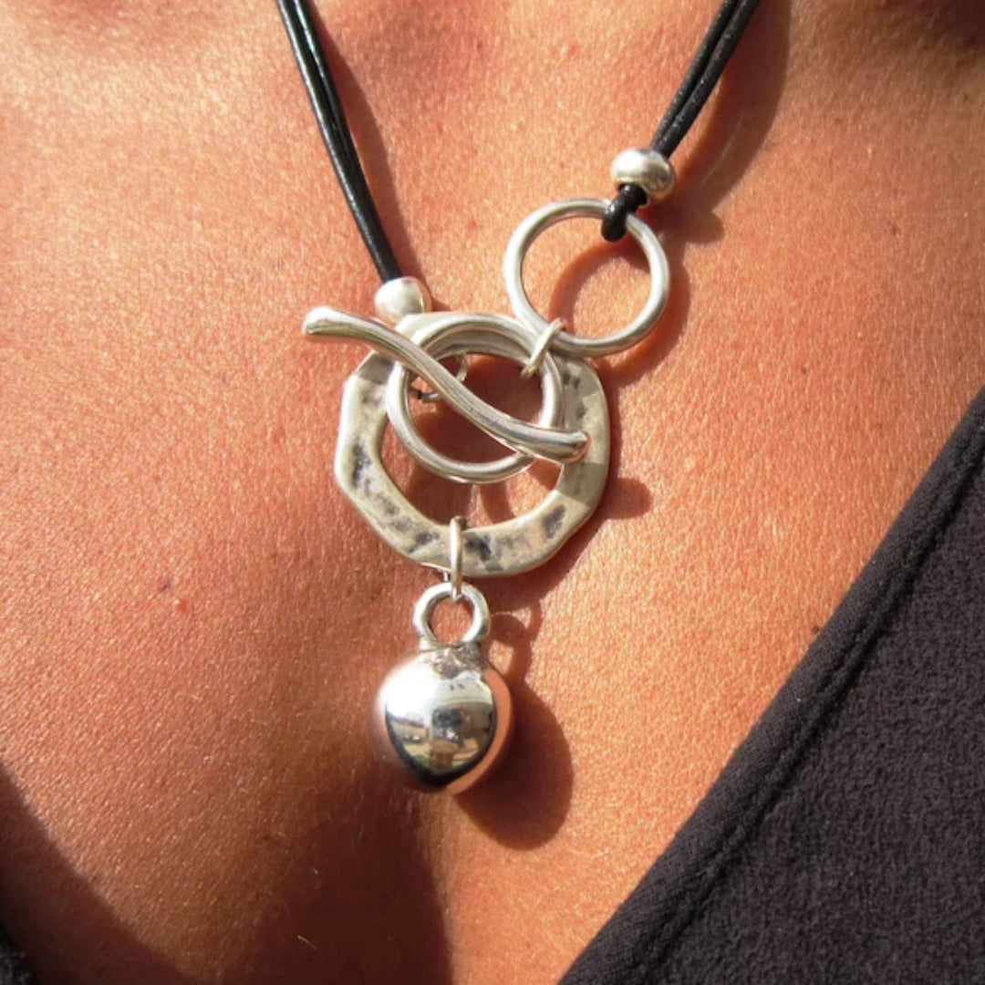 Charm - Vintage Silver Necklace Omelia&Oliver Jewels