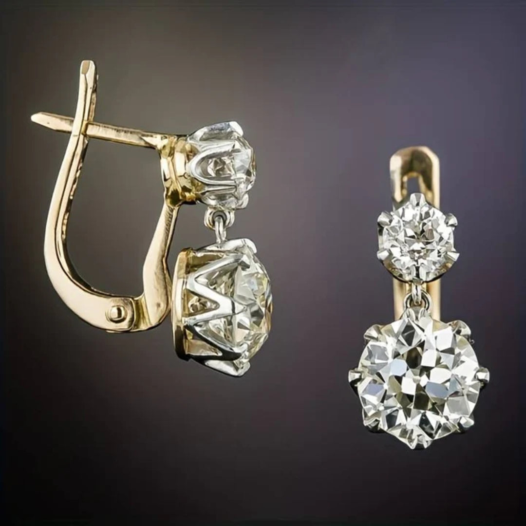 Radiance Golden Earrings Omelia&Oliver Jewels