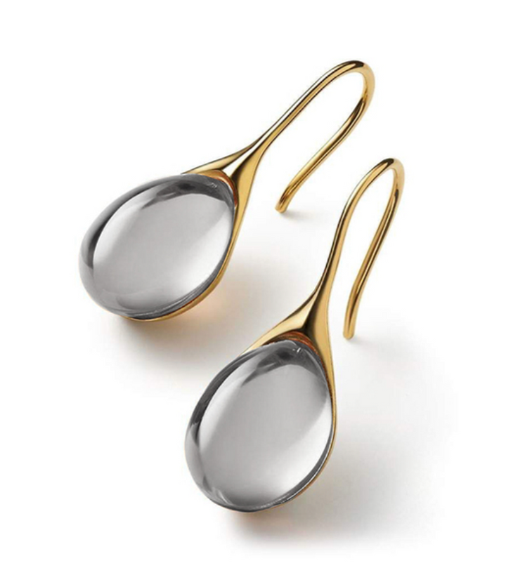 Gold & Silver Gem Earrings Omelia&Oliver Jewels