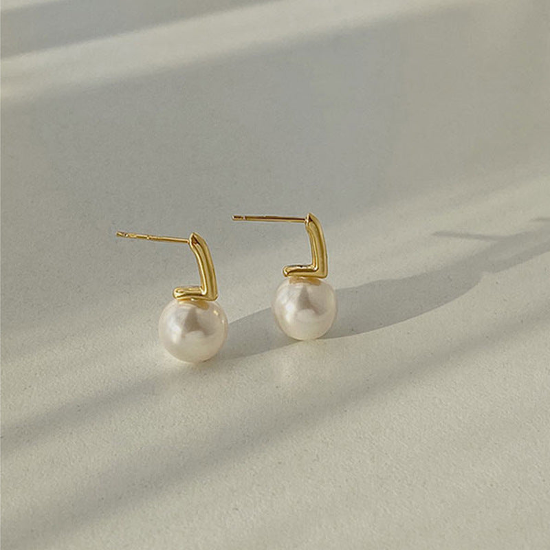 Classic Pearl Drop Earrings Omelia&Oliver Jewels