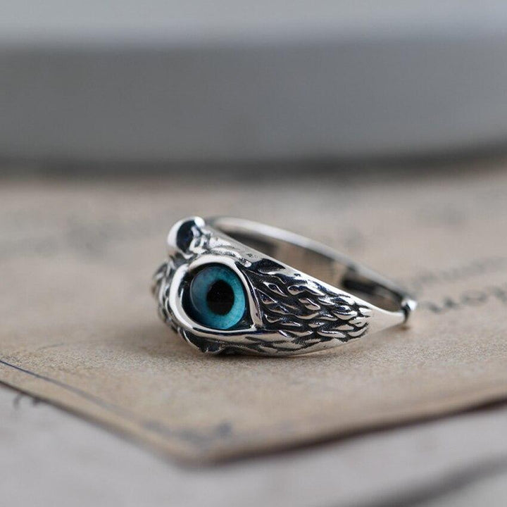 Opal & Silver Adjustable Ring