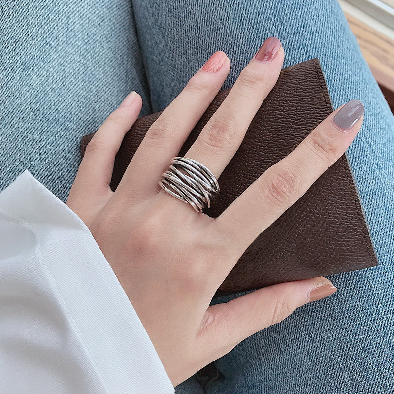 Joy - Adjustable Layered Ring Omelia&Oliver Jewels