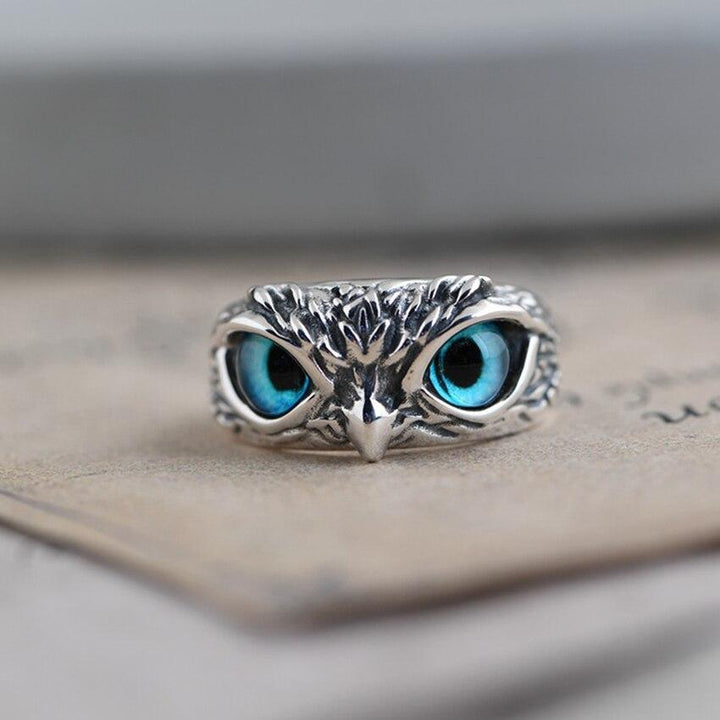 Adjustable Silver Opal Ring Omelia&Oliver Jewels