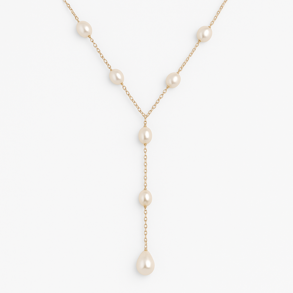 Retro Pearl Pendant Necklace Omelia&Oliver Jewels