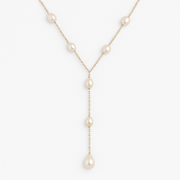 Retro Pearl Pendant Necklace Omelia&Oliver Jewels
