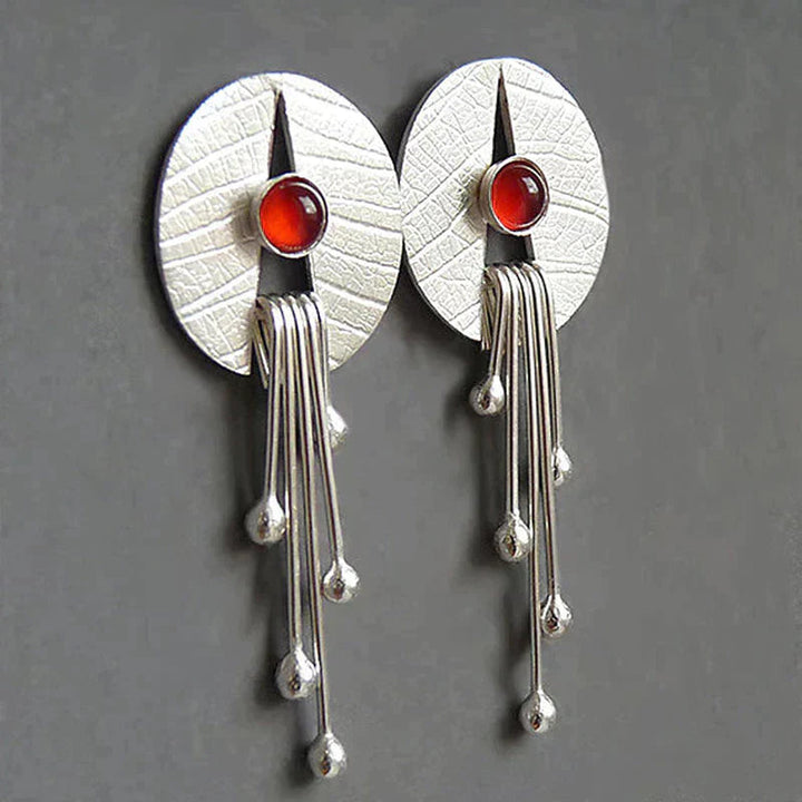 Radiance - Red Stone Earrings Omelia&Oliver Jewels