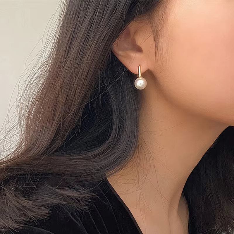 Classic Pearl Drop Earrings Omelia&Oliver Jewels