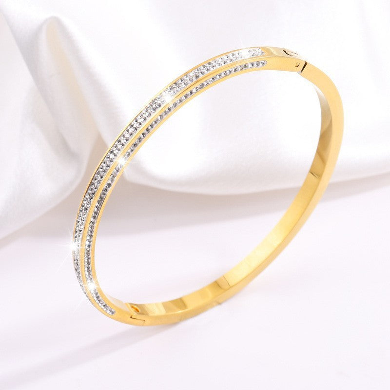 Avelina Rosanelli Bracelet | White Gold 16k Omelia&Oliver Jewels