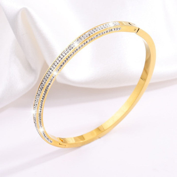 Avelina Rosanelli Bracelet | White Gold 16k Omelia&Oliver Jewels