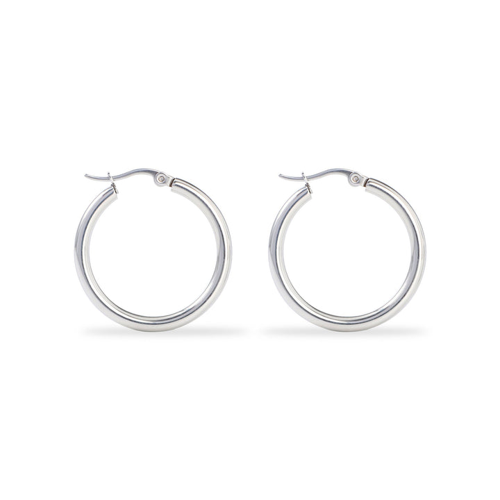 Vintage Gold and Silver Hoop Earrings