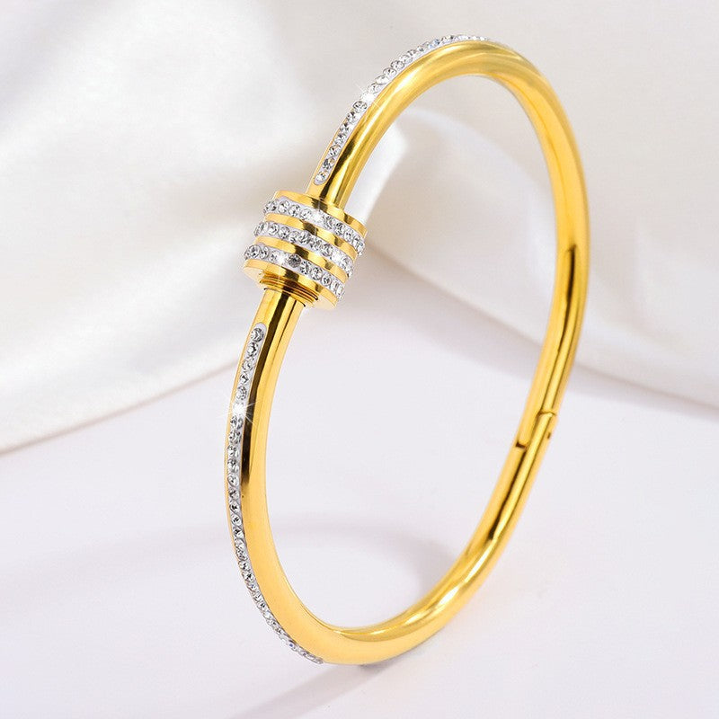 Tessandra Virelli Bracelet Green | Gold 16k Omelia&Oliver Jewels