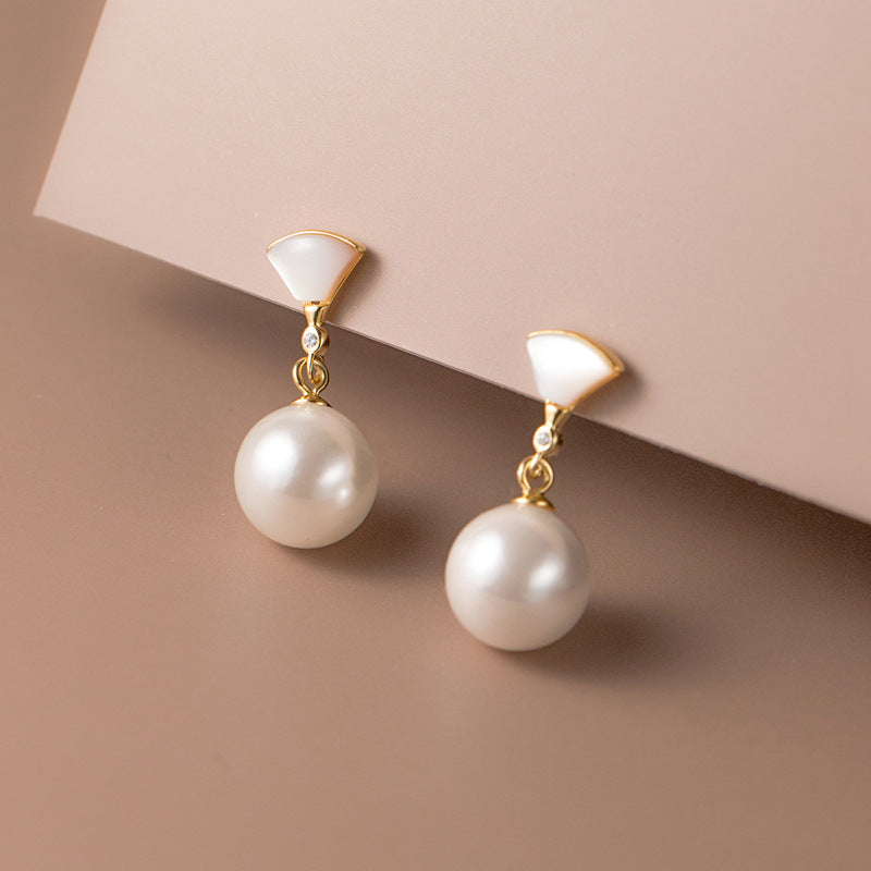 Retro Silver Ball Earrings Omelia&Oliver Jewels