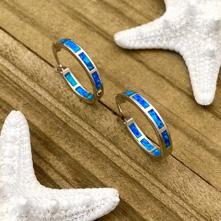 Serenity - Ocean-Inspired Silver Earrings Omelia&Oliver Jewels