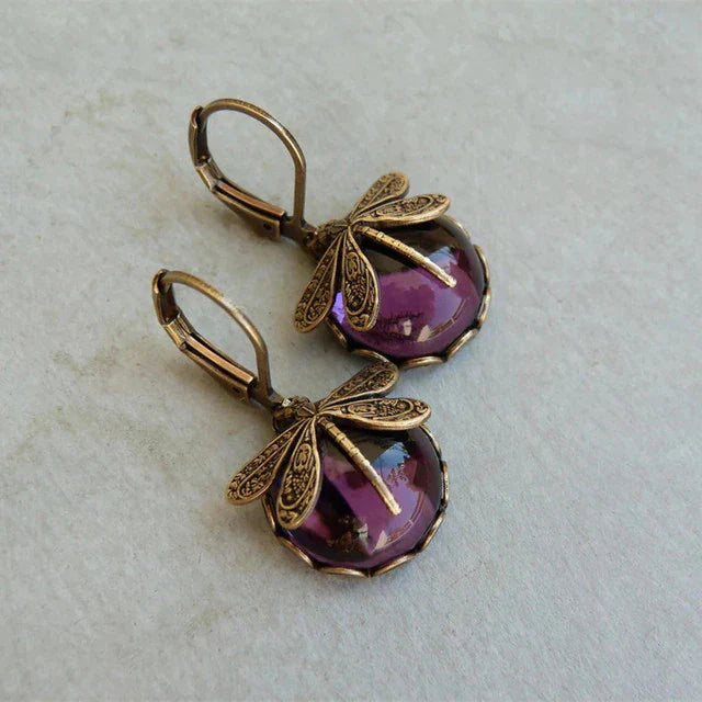Antique Crystal Earrings Omelia&Oliver Jewels