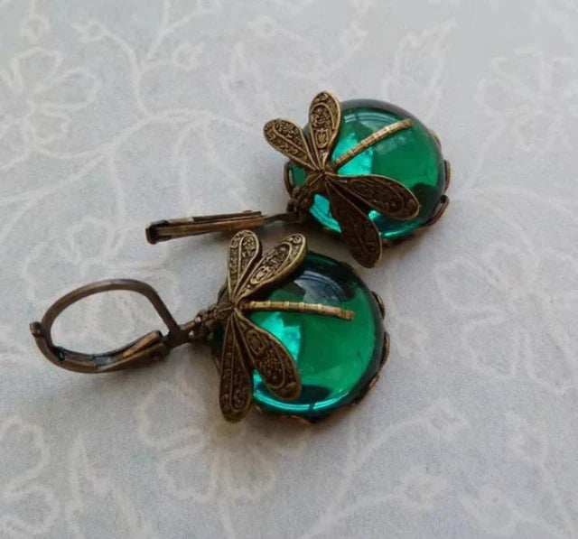 Antique Crystal Earrings Omelia&Oliver Jewels