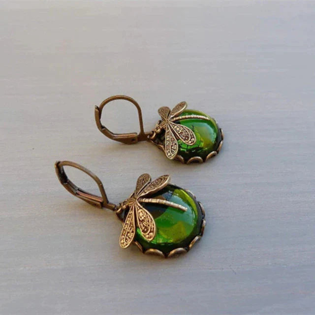 Antique Crystal Earrings Omelia&Oliver Jewels
